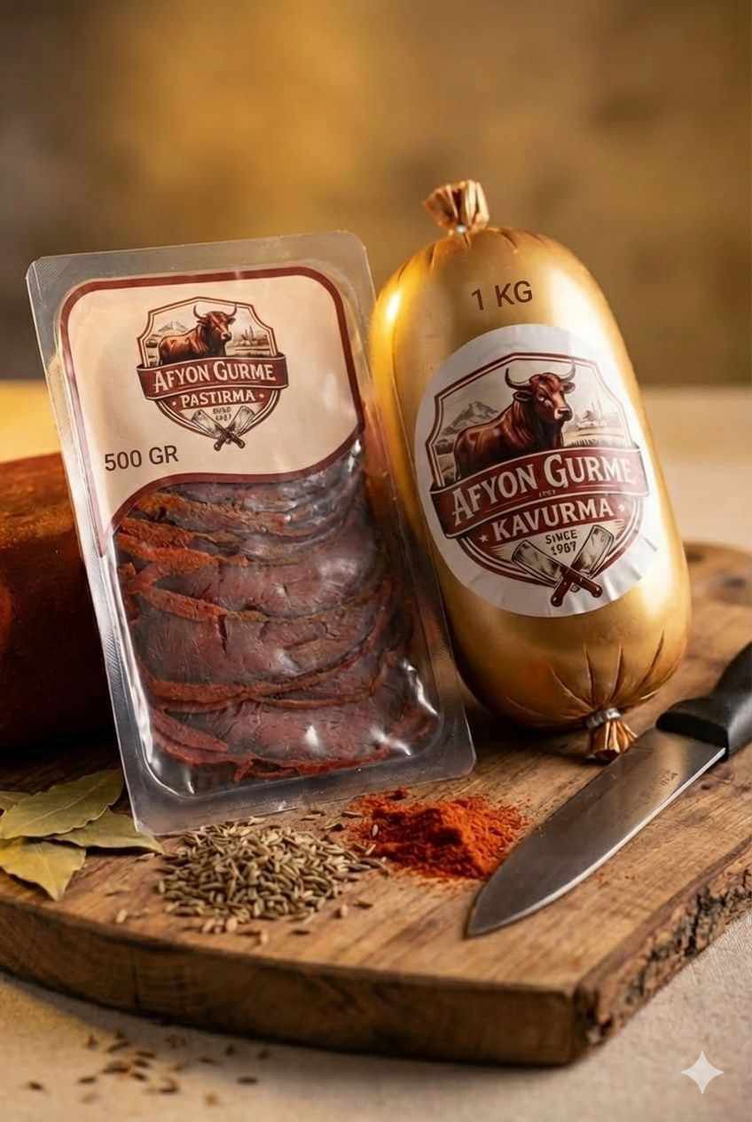 1 Kg Kavurma 500 Gr Dilimli Pastırma